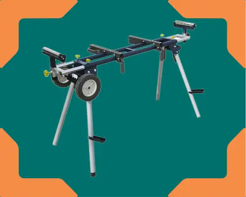 POWERTEC - MT4000 Deluxe Portable Miter Saw Stand with Wheels