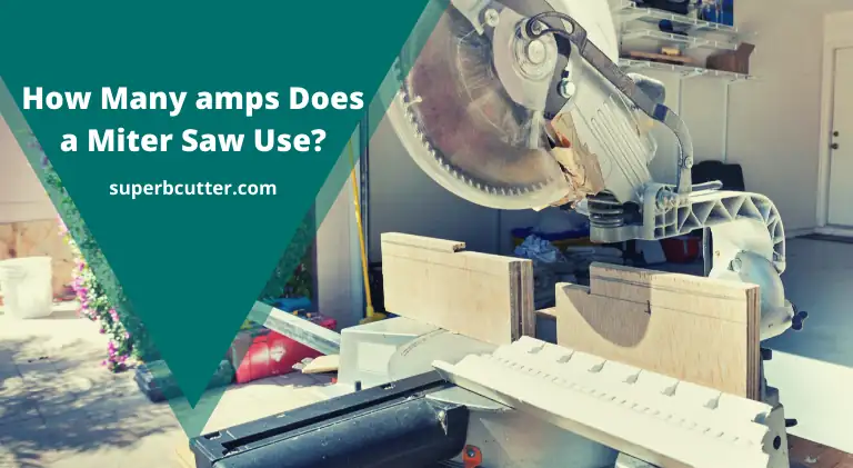 how many amps does a miter saw use